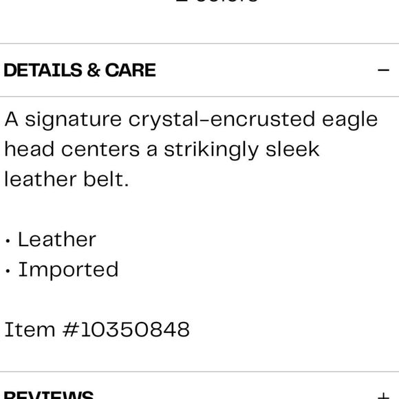 Kurt Geiger London Eagle Head Leather Belt- Fuschia/Antique Brass - Picture 5 of 8